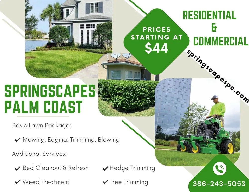 Custom landscape installation near you across Palm Coast, FL - Springscapes Palm Coast