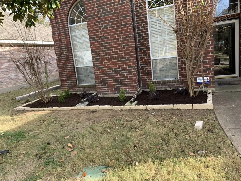 Professional outdoor landscaping in Garland, TX by Springview Landscape