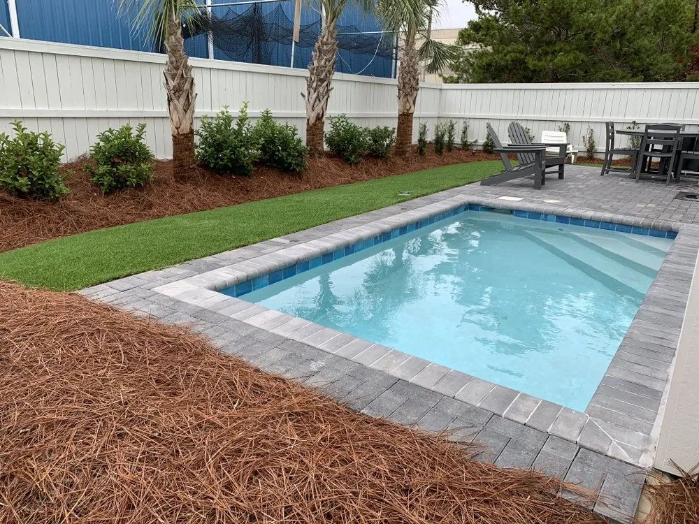 Custom residential landscaping in Miramar Beach, FL by Sprinkler Pro