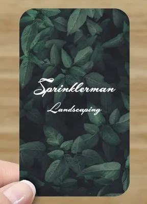 Sprinklerman Landscaping Logo