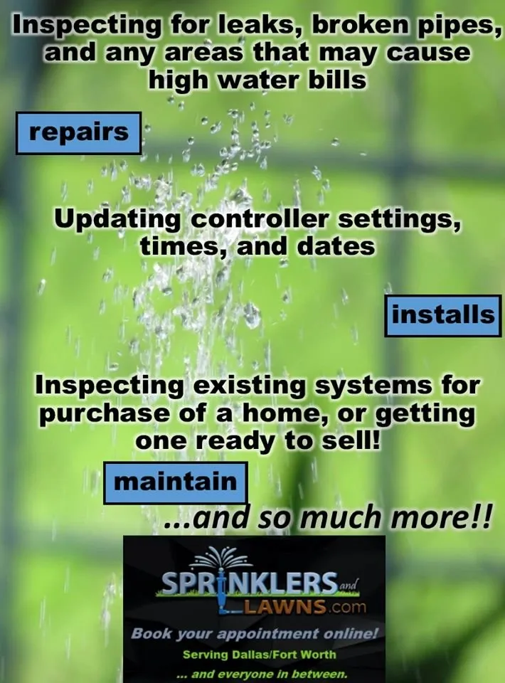 Expert garden landscaping for homes across Dallas, TX - Sprinklers and Lawns