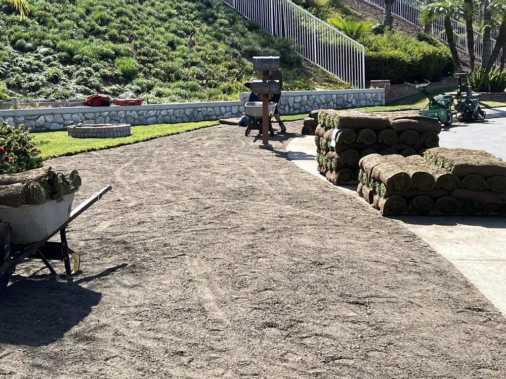 Local landscape installation for residential properties in Fullerton, CA by Sprinklers and Turf