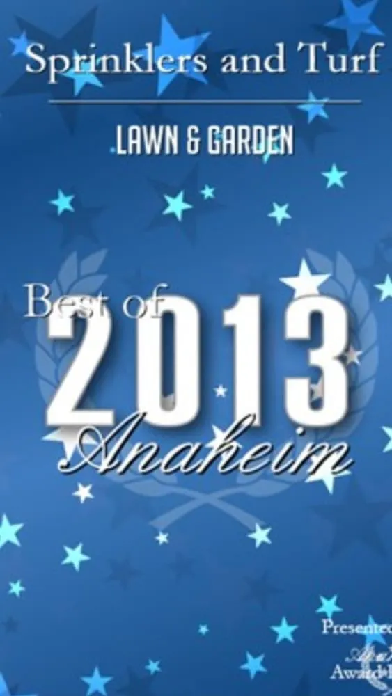 Custom garden landscaping experts serving Fullerton, CA - Sprinklers and Turf