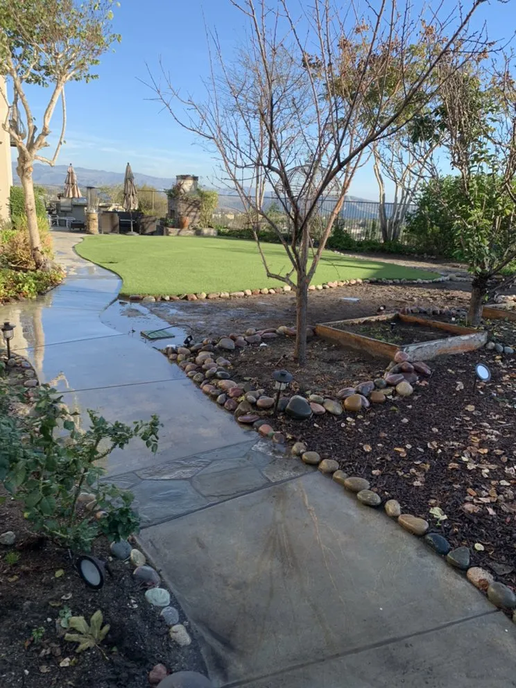 Professional outdoor landscaping in Fullerton, CA by Sprinklers and Turf