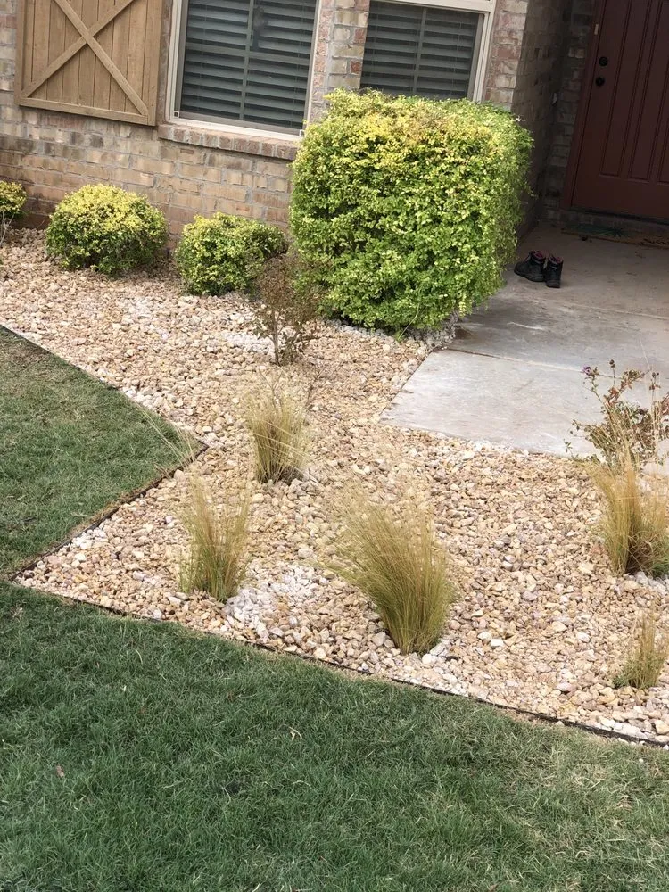 Affordable garden landscaping for residential properties in Lubbock, TX by Sprout Outdoor Services LLC