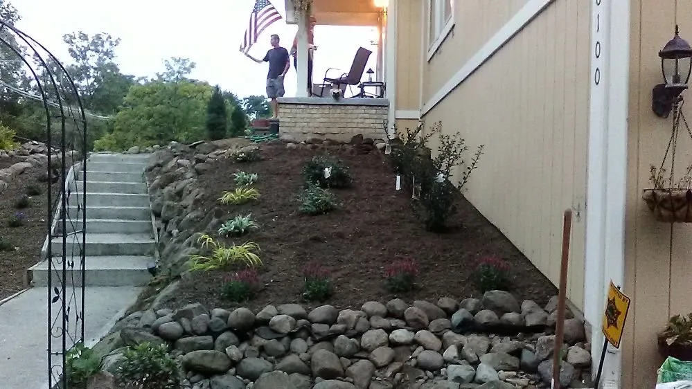 Custom landscaping services with custom design in Alma, MI by Spruce Lee Trees & All Your Outdoor Needs