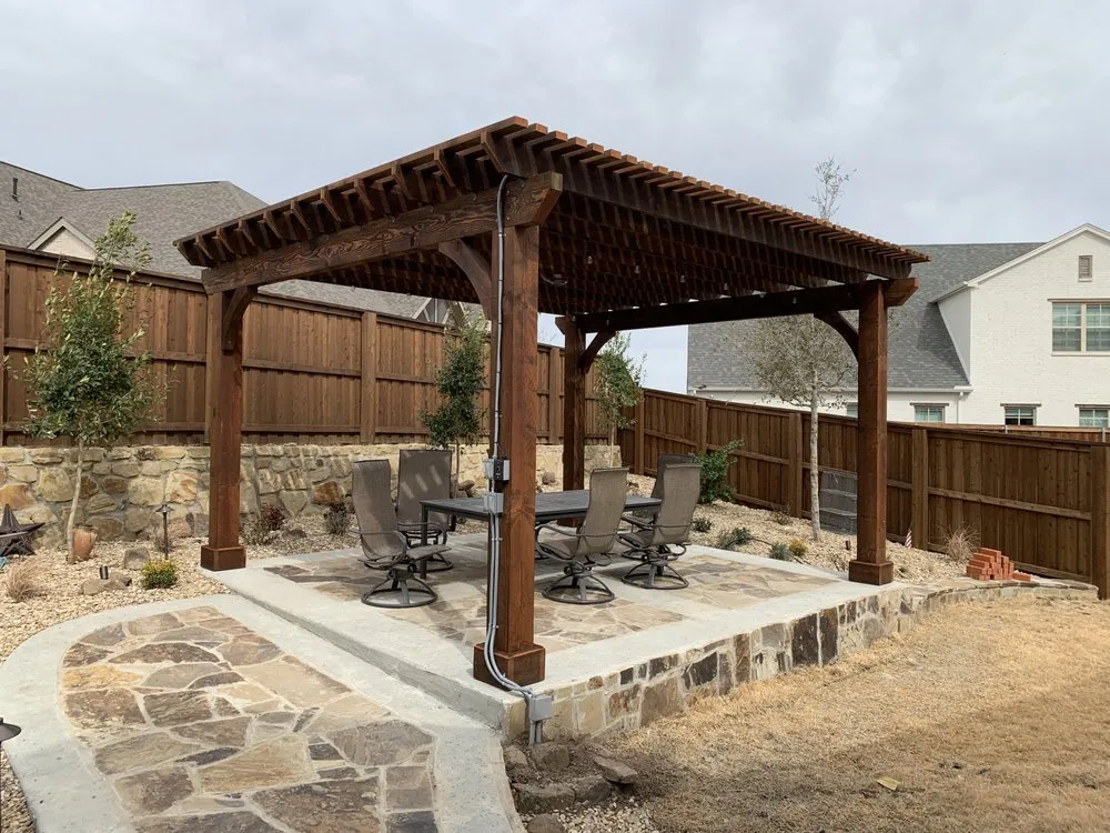 Custom landscape design in Mansfield, TX by Spur Landscape