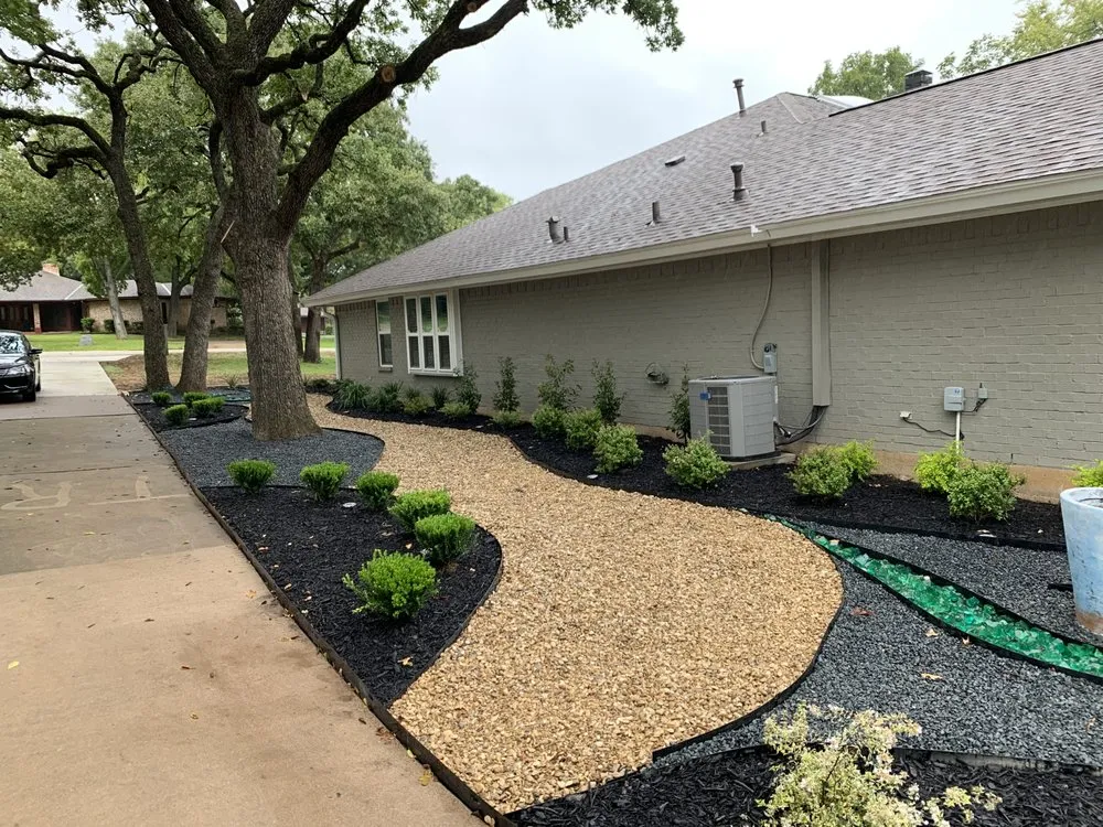 Custom landscaping services in Mansfield, TX by Spur Landscape