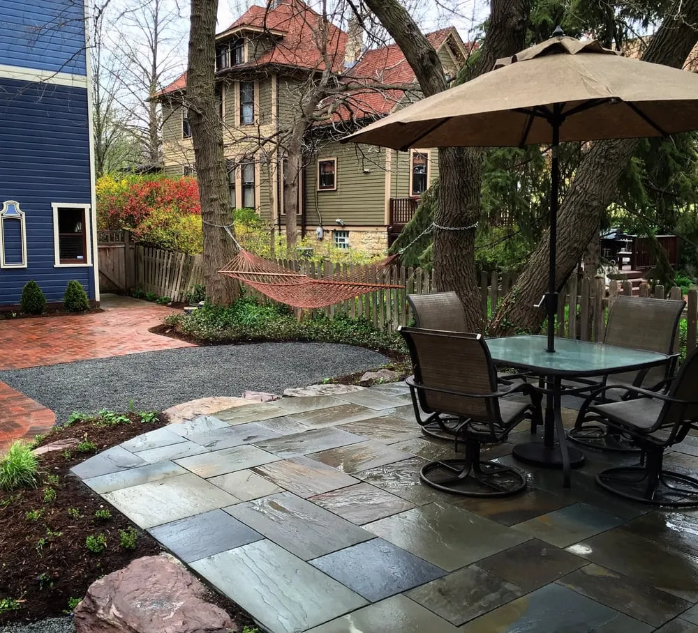 Professional landscape installation in Chicago, IL - Square Root Garden Design