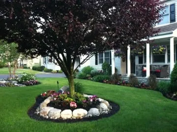 Reliable lawn mowing service for year-round maintenance in Columbia, MD by Square Root Lawn