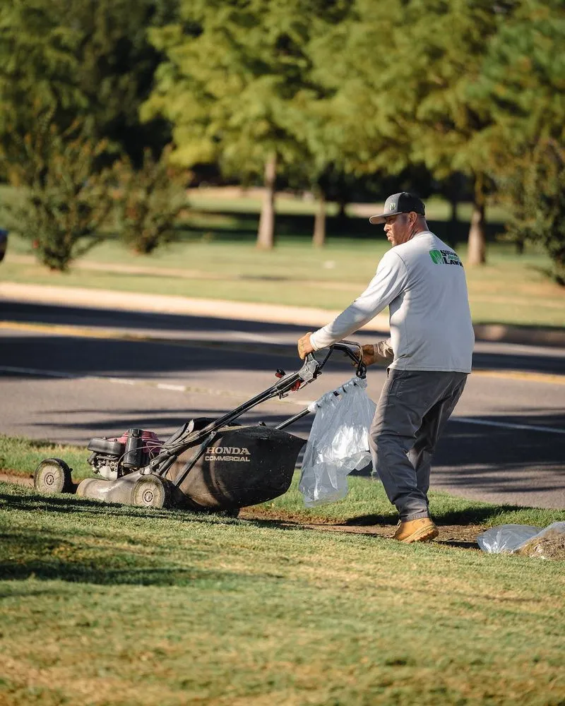 Expert landscaping services with custom design in Edmond, OK by Squared Away Lawns