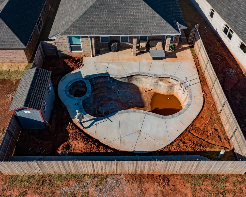 Local garden landscaping with custom design in Edmond, OK by Squared Away Lawns