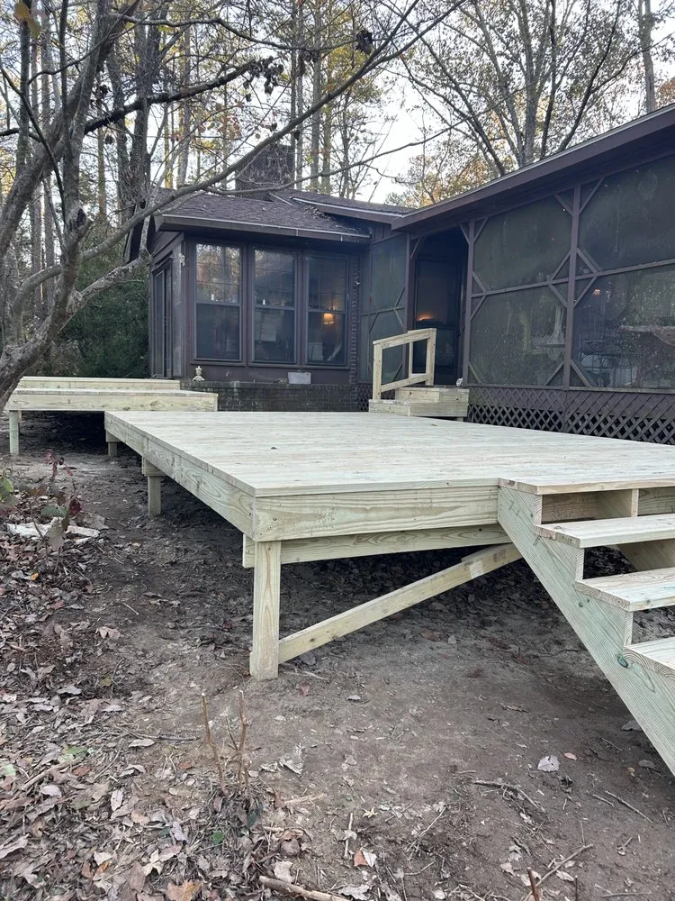 Custom residential landscaping in Laceys Spring, AL by Squared Away Solutions