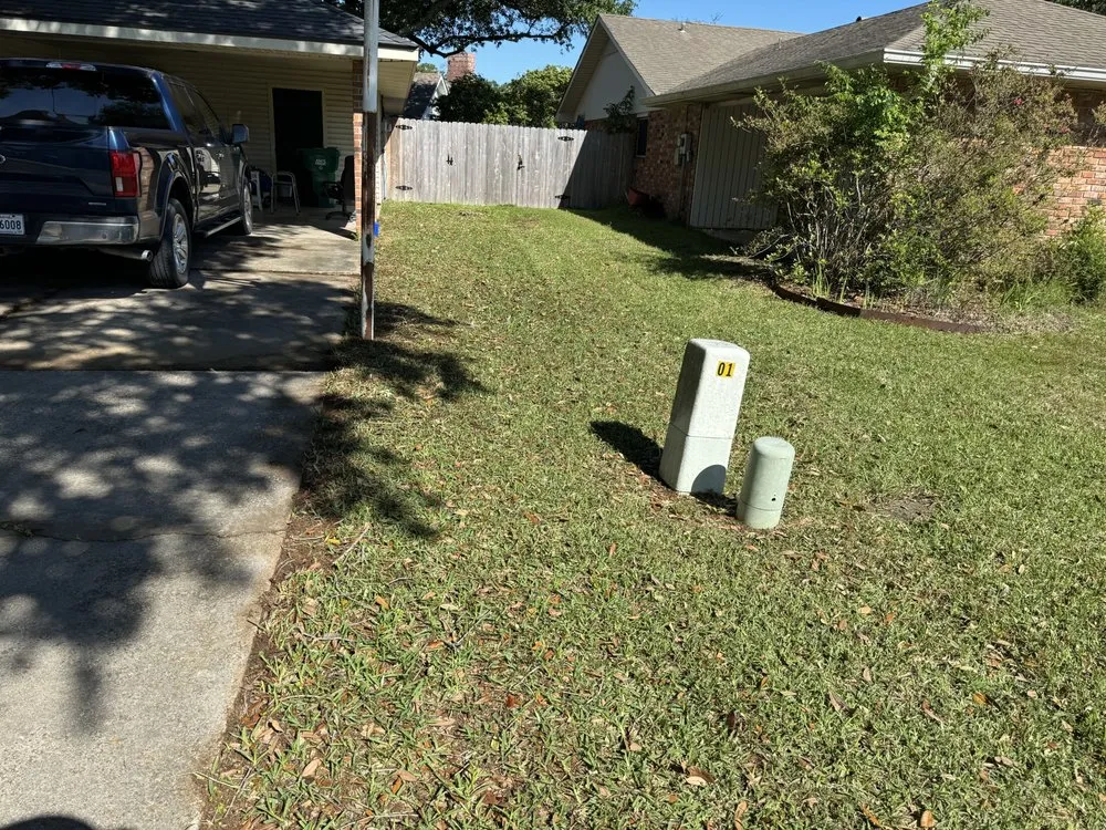 Custom landscape installation for outdoor upgrades in Breaux Bridge, LA by Squatted Cuts
