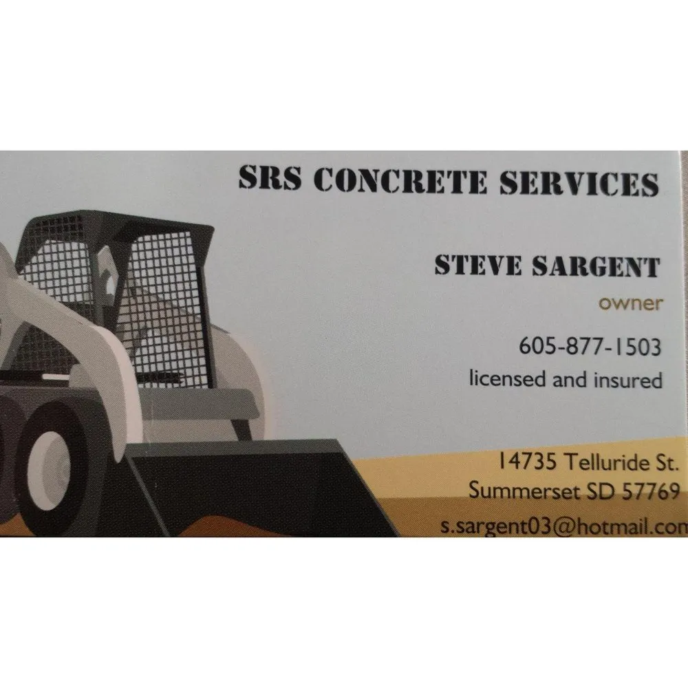 Custom outdoor landscaping with custom design in Piedmont, SD by SRS Concrete Services