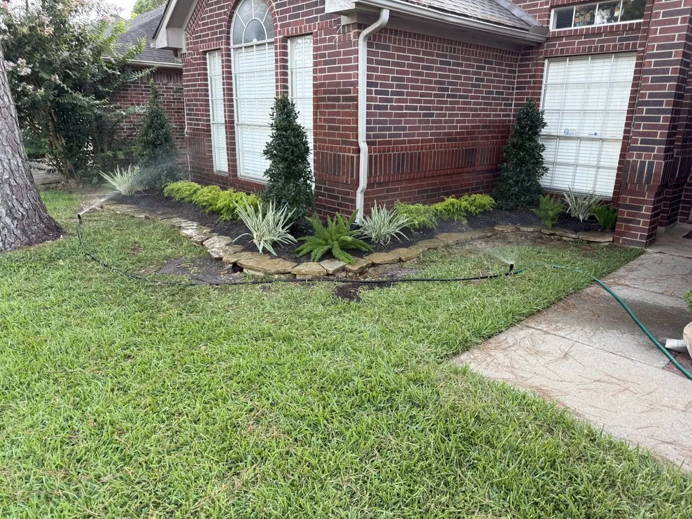 Professional residential landscaping in Cypress, TX by SRS Landscape & Hardscape