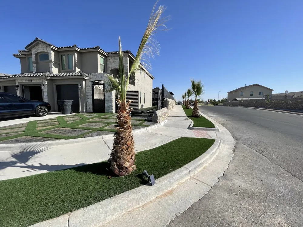 Professional landscape installation in Horizon City, TX - Srt Landscaping