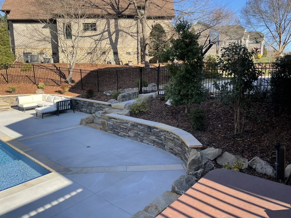 Custom landscaping services for outdoor upgrades in Colfax, NC by S&S Brick Paving & Lawn Maintenance