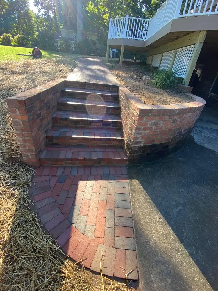 Trusted landscape installation in Colfax, NC by S&S Brick Paving & Lawn Maintenance