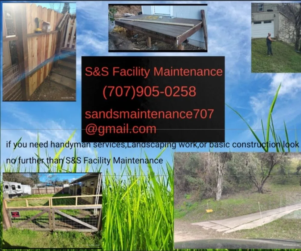Professional garden landscaping for residential properties in clearlake, CA by S&S Facility Maintenance