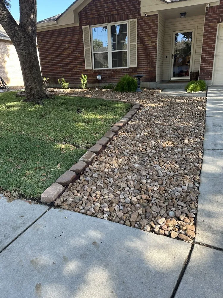 Reliable landscape installation for homes in Gonzales, TX by S&S Landscaping Plus