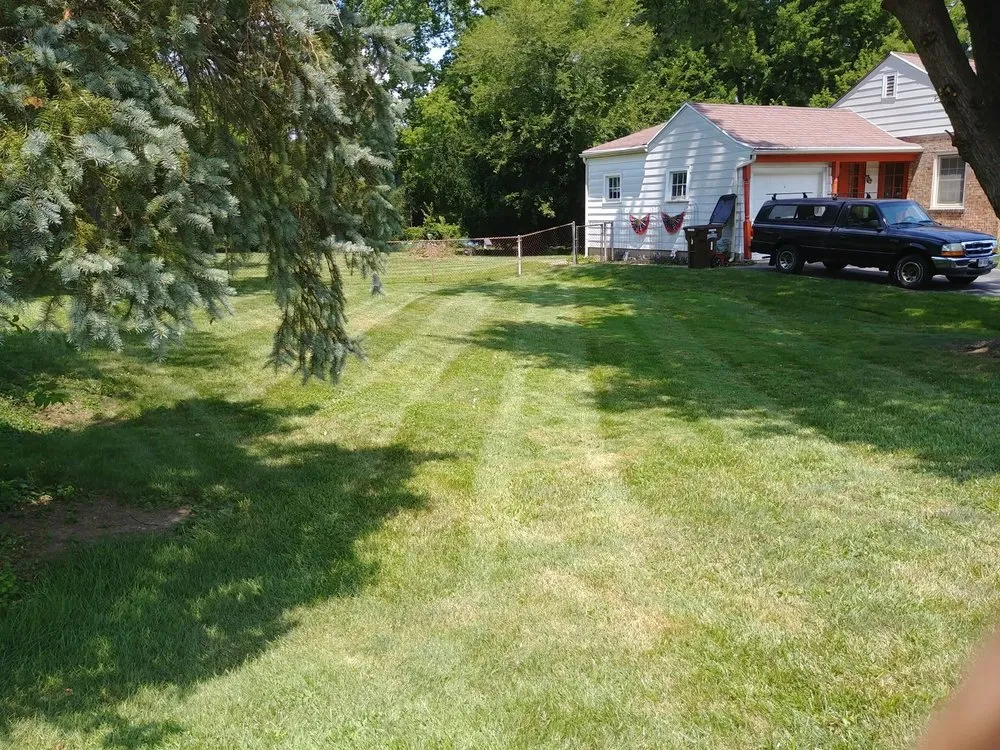 Local landscape installation with custom design in Dayton, OH by S&S Lawn Care & Services