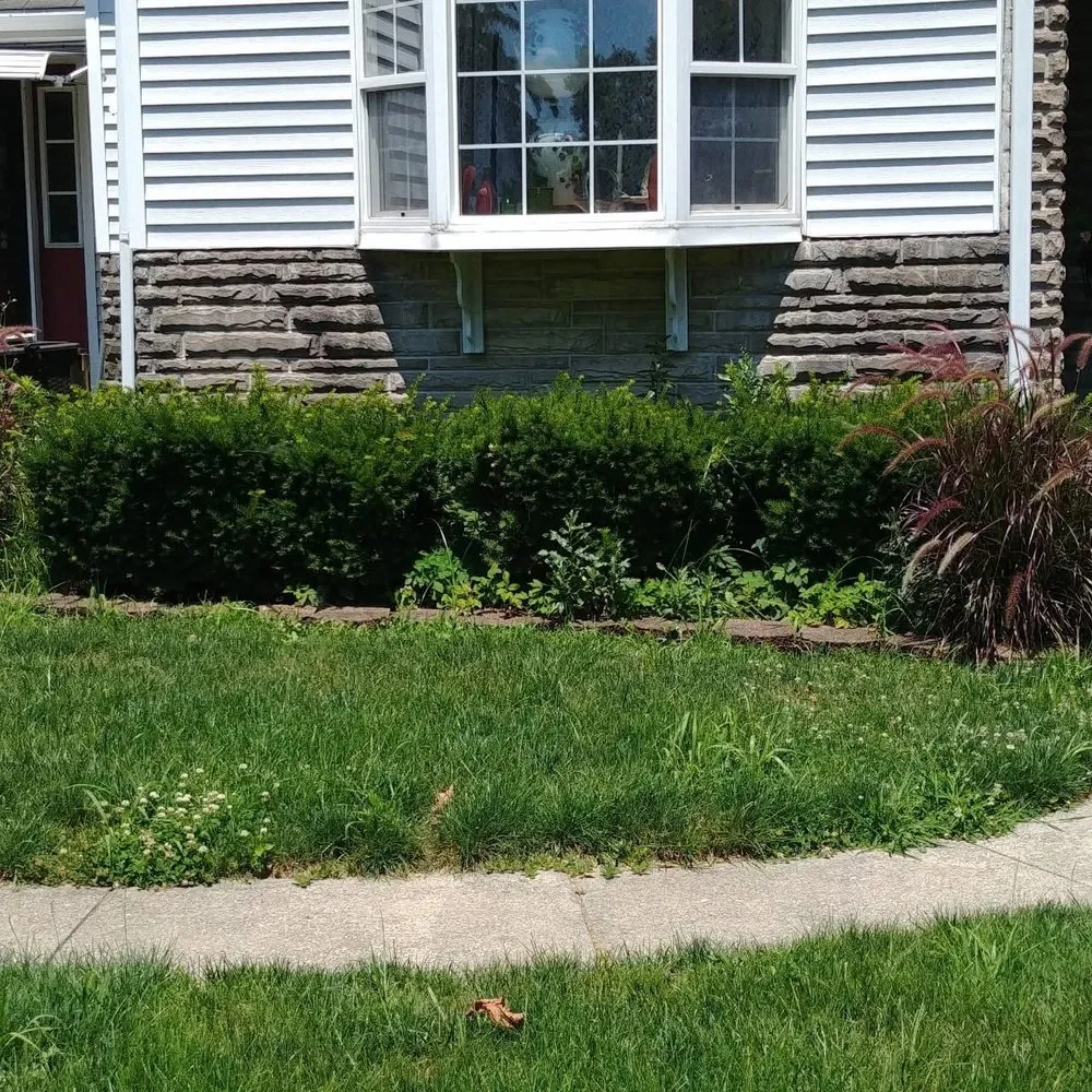 Custom garden landscaping for residential properties in Dayton, OH by S&S Lawn Care & Services