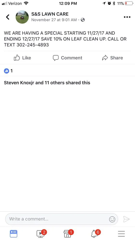 Professional yard maintenance in Milford, DE by S&S Lawncare