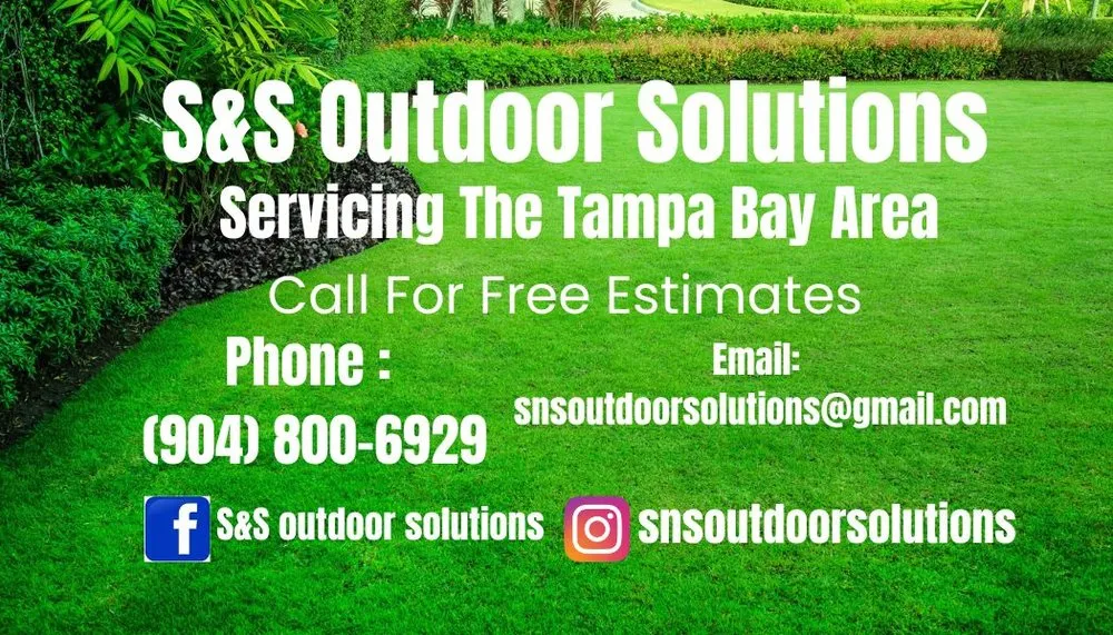 Top-rated residential landscaping in Tampa, FL by S&S Outdoor Solutions