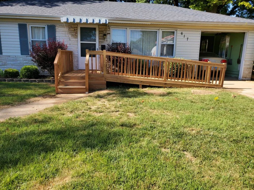 Affordable landscape installation with custom design across Alton, IL - SSP Handyman & HVAC Services