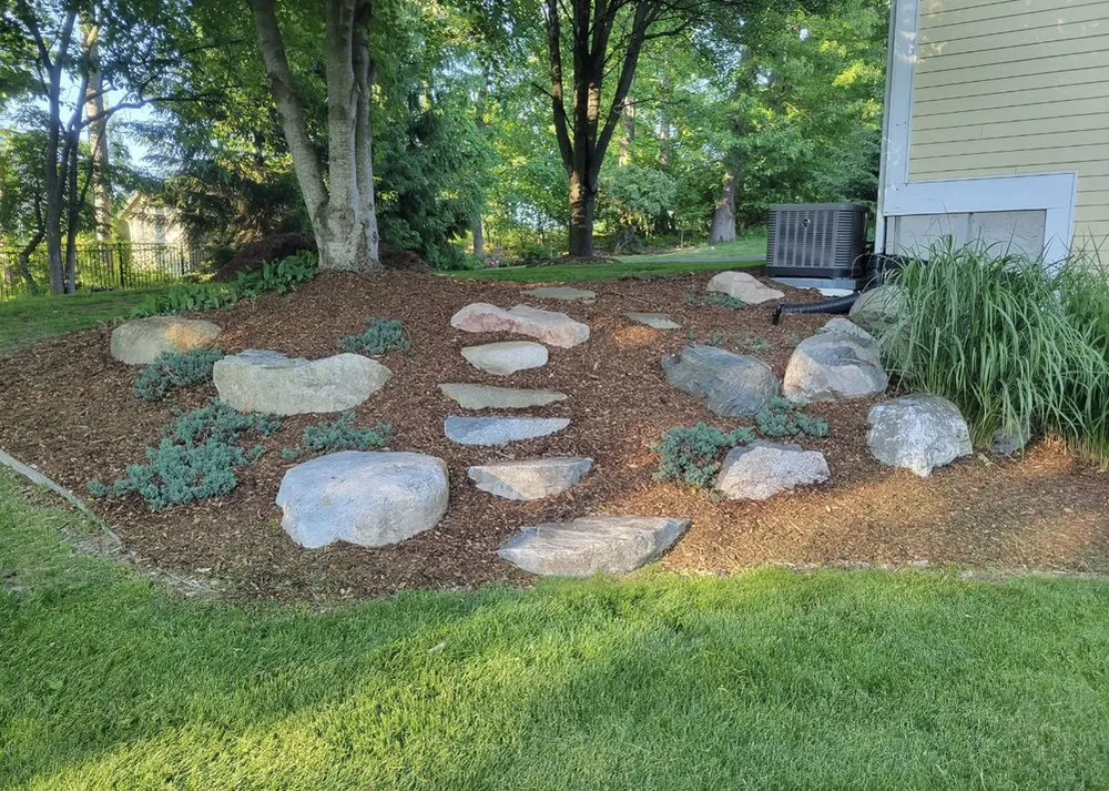 Top-rated garden landscaping in Lowell, MI by SSP Lawn Care and Snowplowing