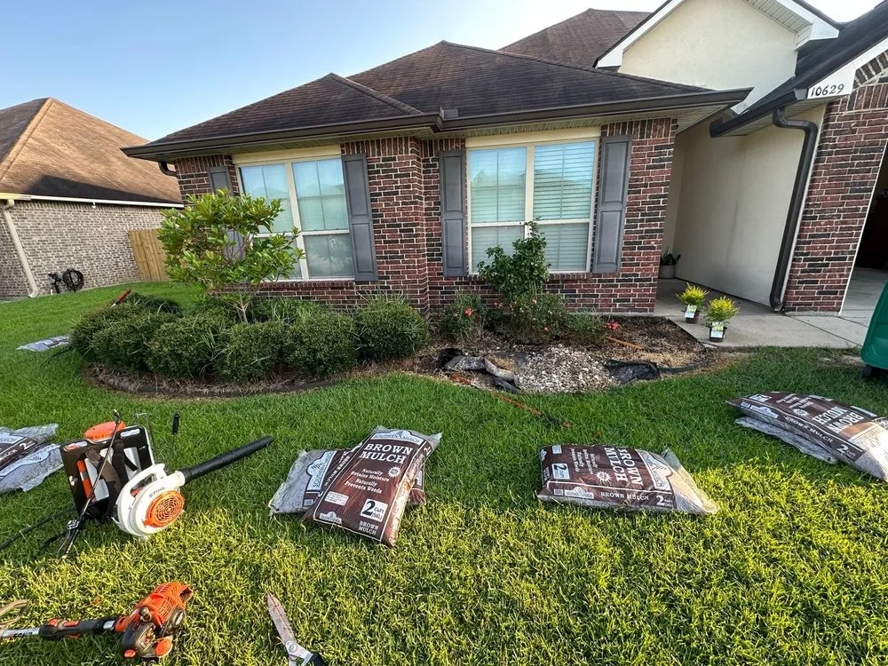 Expert outdoor landscaping for homes across Denham Springs, LA - St Angelo's Lawn Maintenance