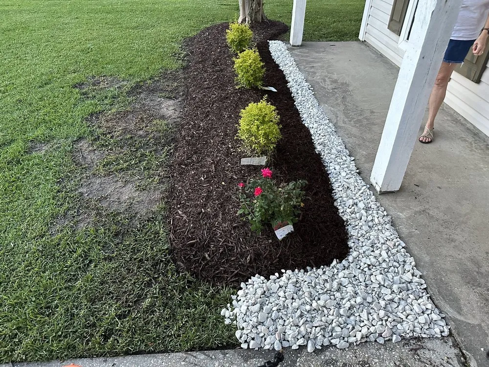 Top-rated outdoor landscaping near you in Denham Springs, LA by St Angelo's Lawn Maintenance