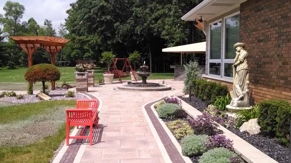 Custom outdoor landscaping in East China, MI - St Clair Landscape & Irrigation