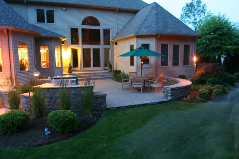 Trusted outdoor landscaping with custom design in Ludlow, MA by St Clair Landscaping Service
