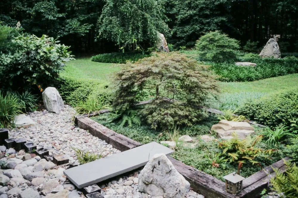 Custom residential landscaping in Callao, VA by St. George Landscape Design