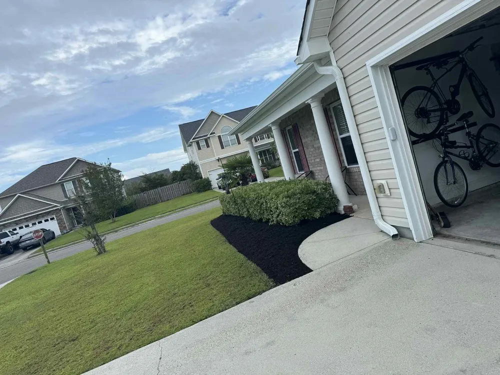 Local landscape installation in Wilmington, NC by St John’s Lawn & Landscape