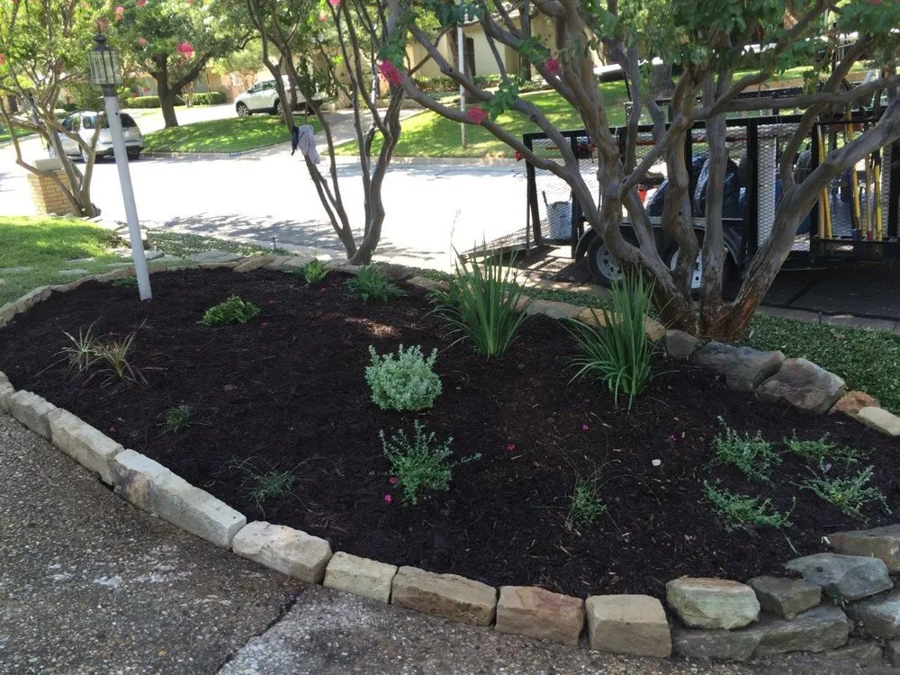 Top-rated garden landscaping in Mansfield, TX by S&T Landscape Services