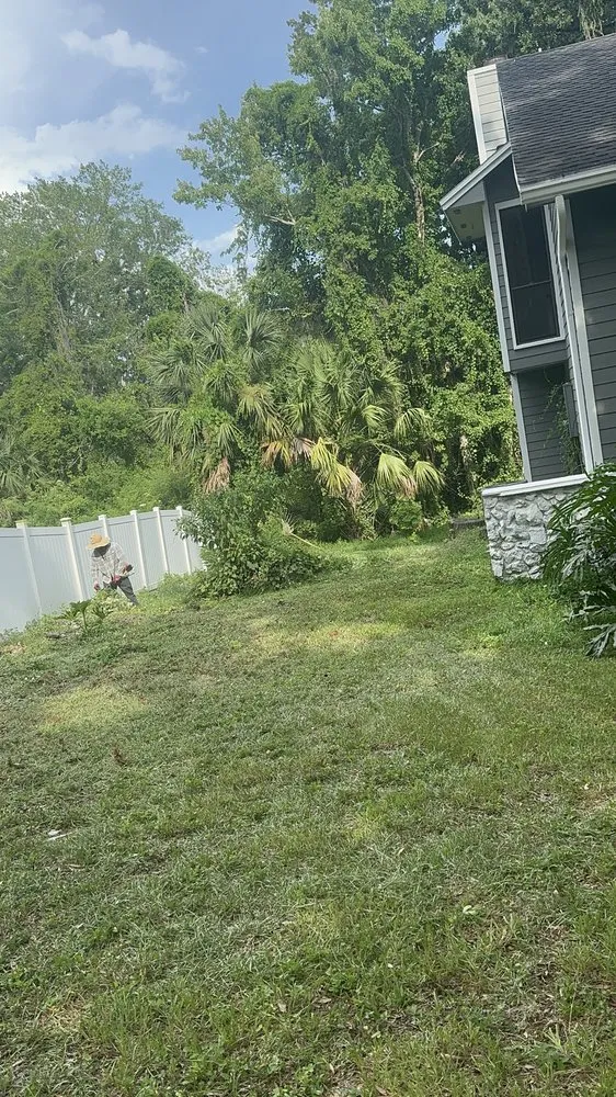 Local lawn mowing service for year-round maintenance across Orlando, FL - S&T Landscaping Orishaoko’s Garden