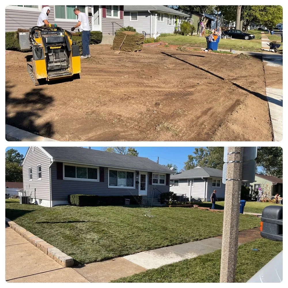 Local landscaping services with custom design across Fenton, MO - St Louis Sod Install