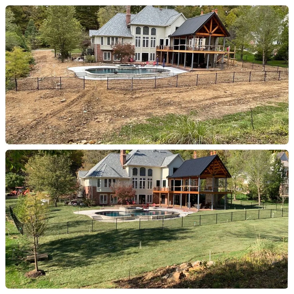 Professional landscaping services for beautiful yards in Fenton, MO by St Louis Sod Install