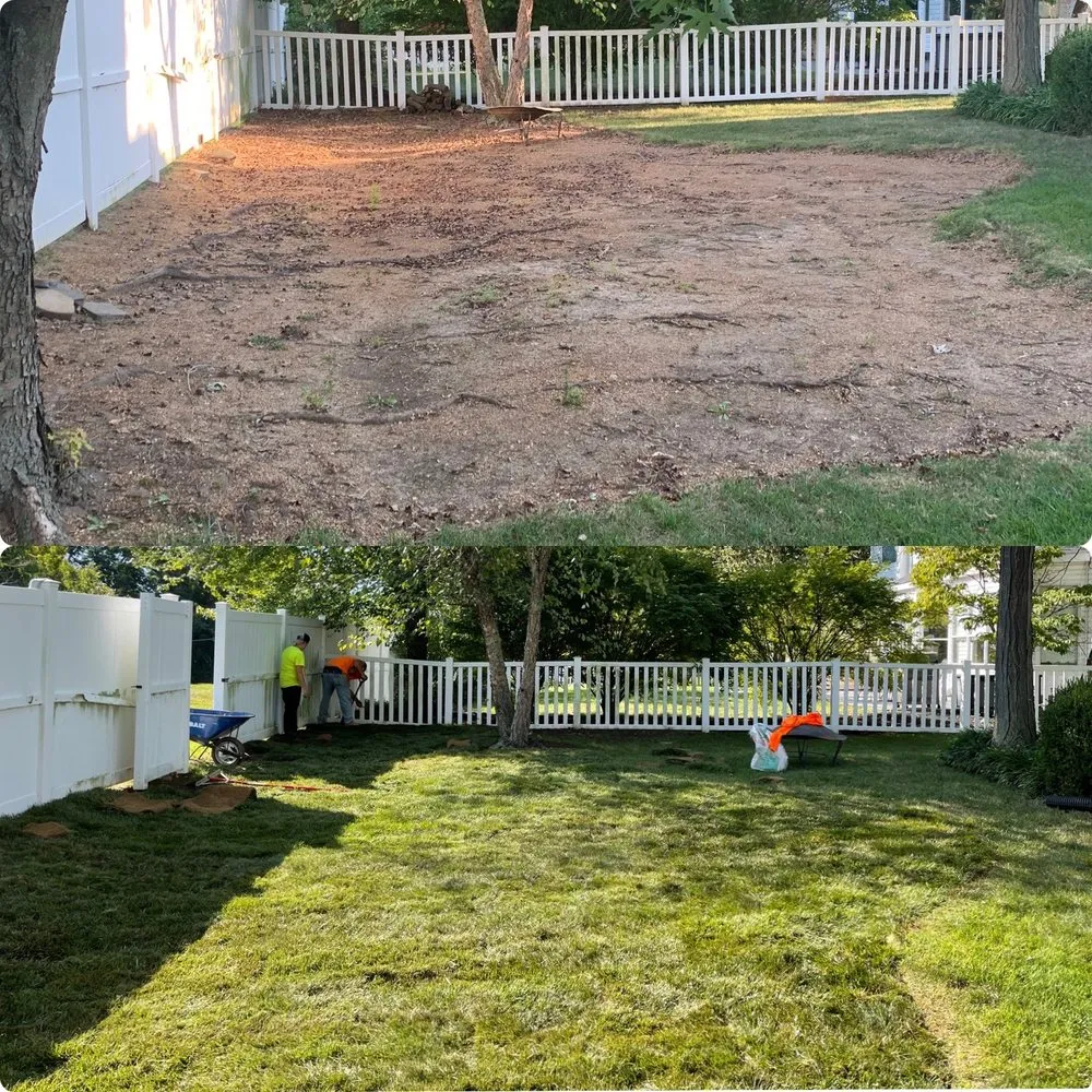 Professional garden landscaping for homes across Fenton, MO - St Louis Sod Install