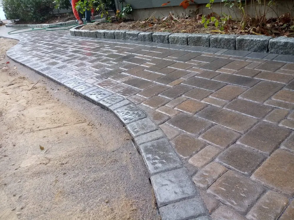 Professional garden landscaping in Biddeford, ME by St onge and Sons