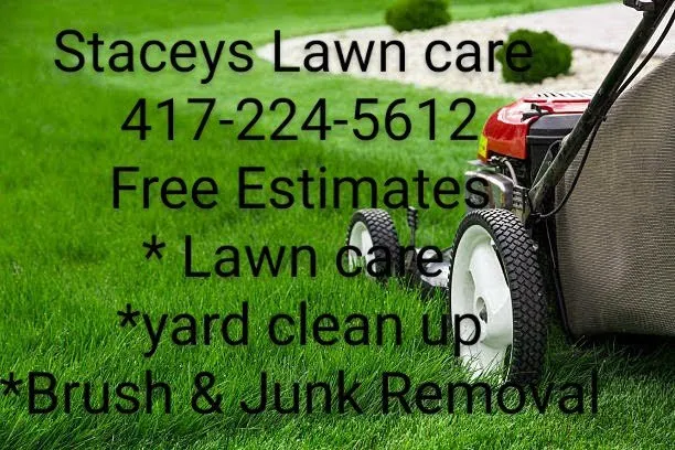 Expert lawn mowing service with custom design in Springfield, MO by Staceys Junk Removal & Lawn Care