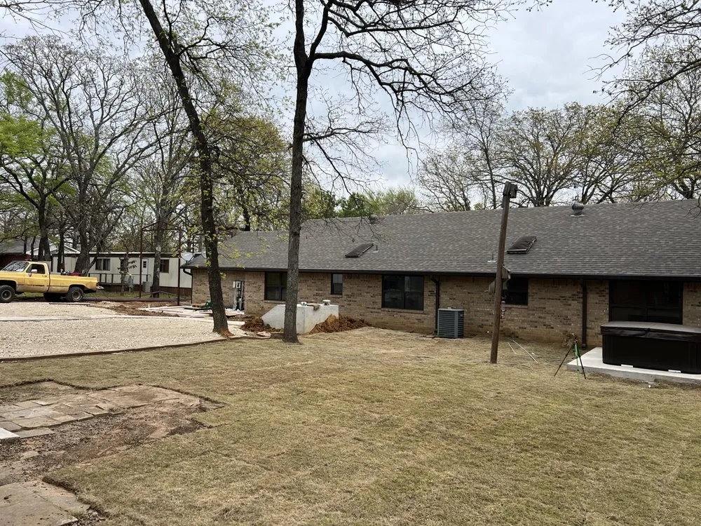 Affordable yard maintenance with custom design in Mead, OK by Stackin T’s Construction