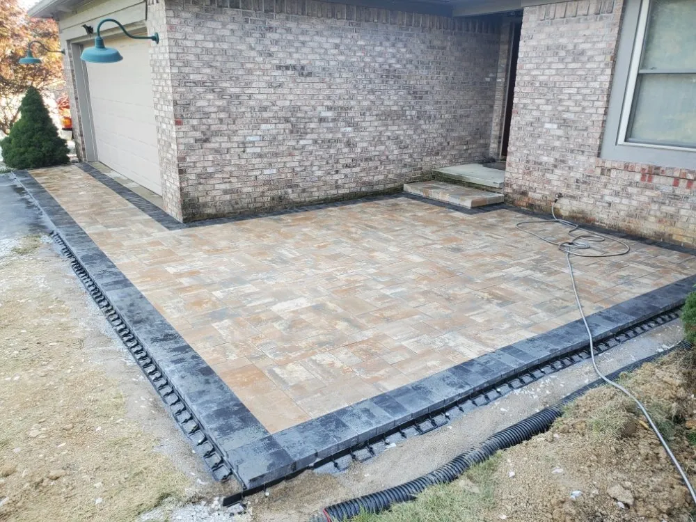 Custom landscape design in Coatesville, IN by Stafford Works
