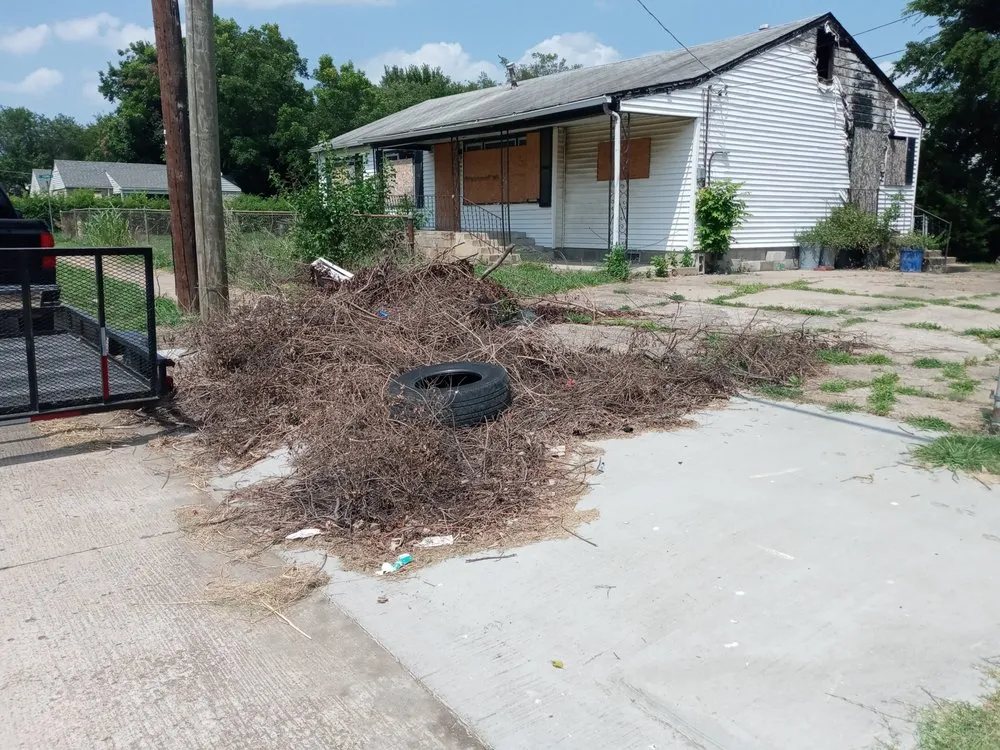 Professional outdoor landscaping for homes in Tulsa, OK by Stagg Lawn Care & Removal