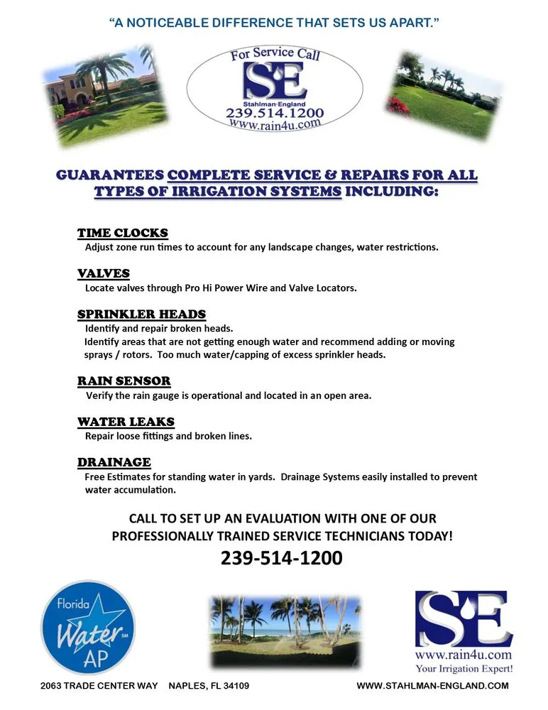 Local lawn mowing service experts serving Naples, FL - Stahlman-England