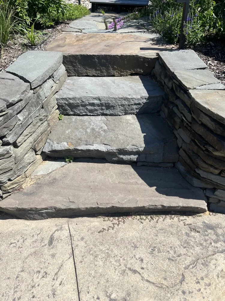 Professional garden landscaping with custom design in Davidsonville, MD by Stallings Landscaping