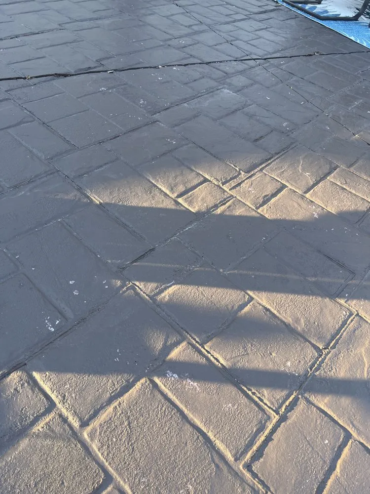 Custom landscape design in Lawrenceville, GA by Stamp Your Concrete 4 Less